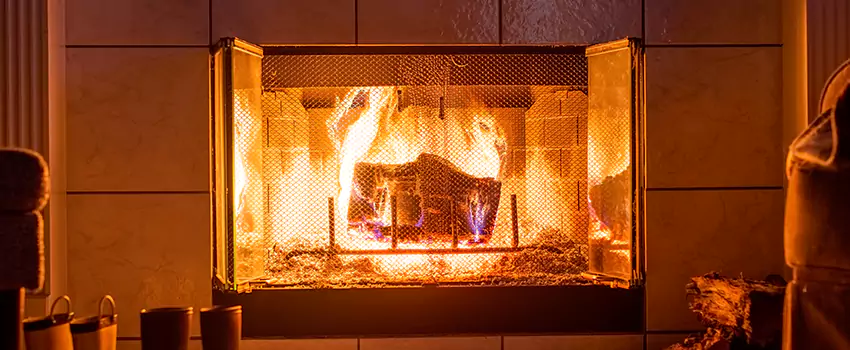 Mendota Hearth Landscape Fireplace Installation in St. Michael, Minnesota