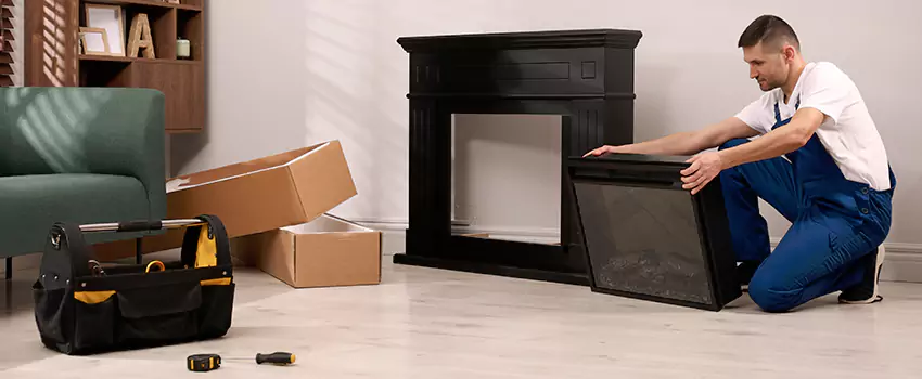 Old Rusted Metal Fireplace Repair And Replacement in St. Michael, MN