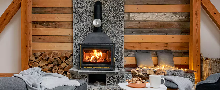 Thelin Hearth Products Direct Vent Gas Stove Fireplace Inspection in St. Michael, Minnesota